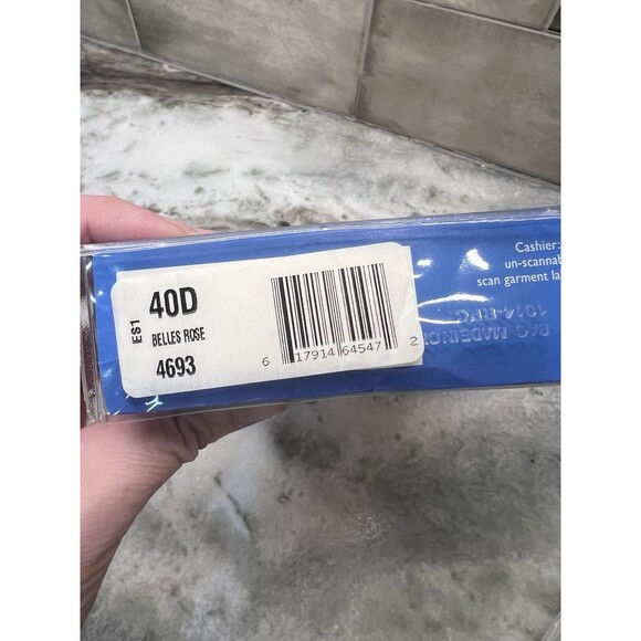 Playtex 18 Hour Wirefree TruSupport Bra Size 40D 4693 Bella Rose Shoulder Comf - Picture 6 of 6